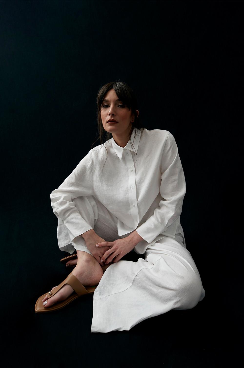 White linen shirt on sale primark